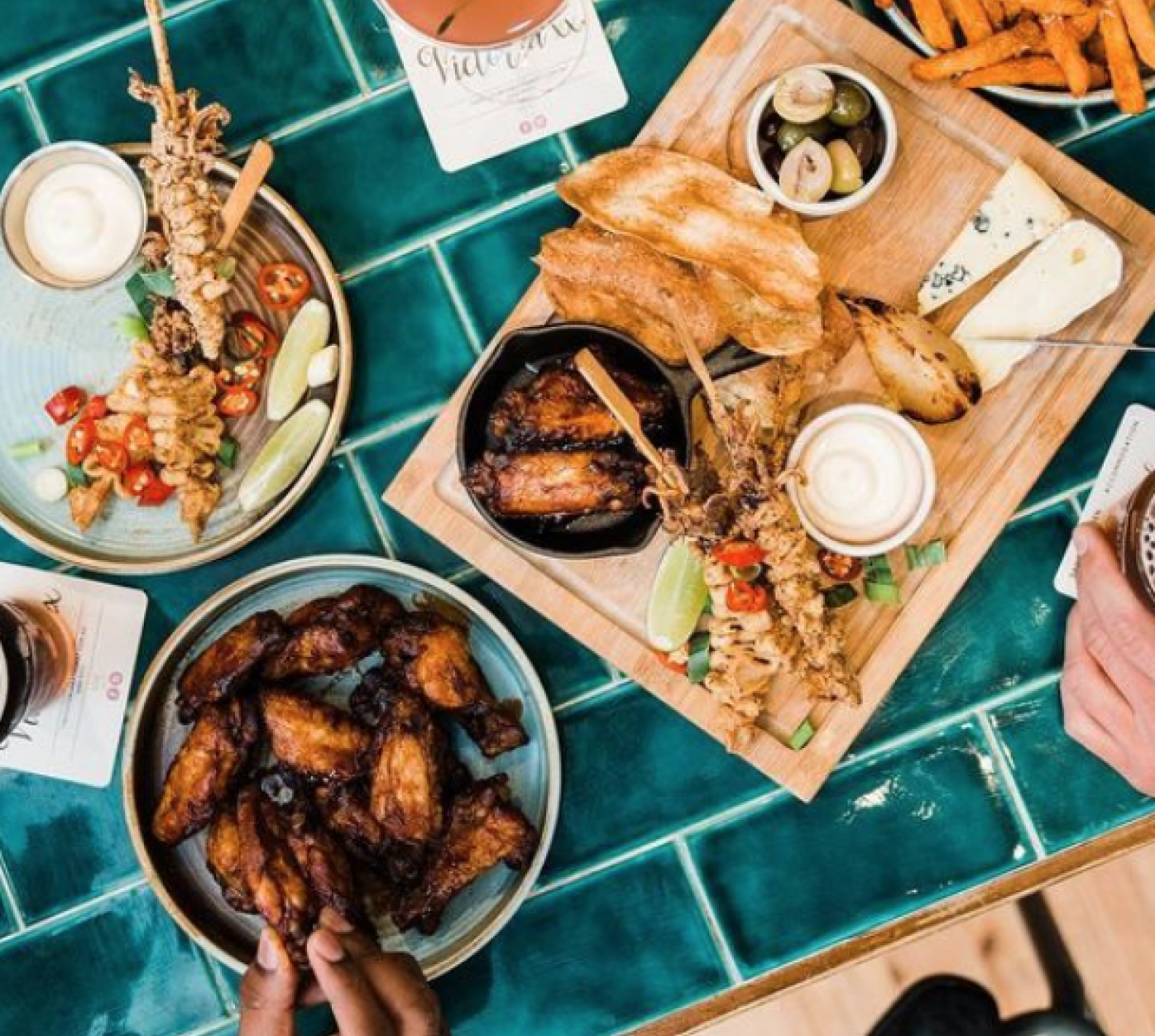 Entree tasting Platter Pub Foo